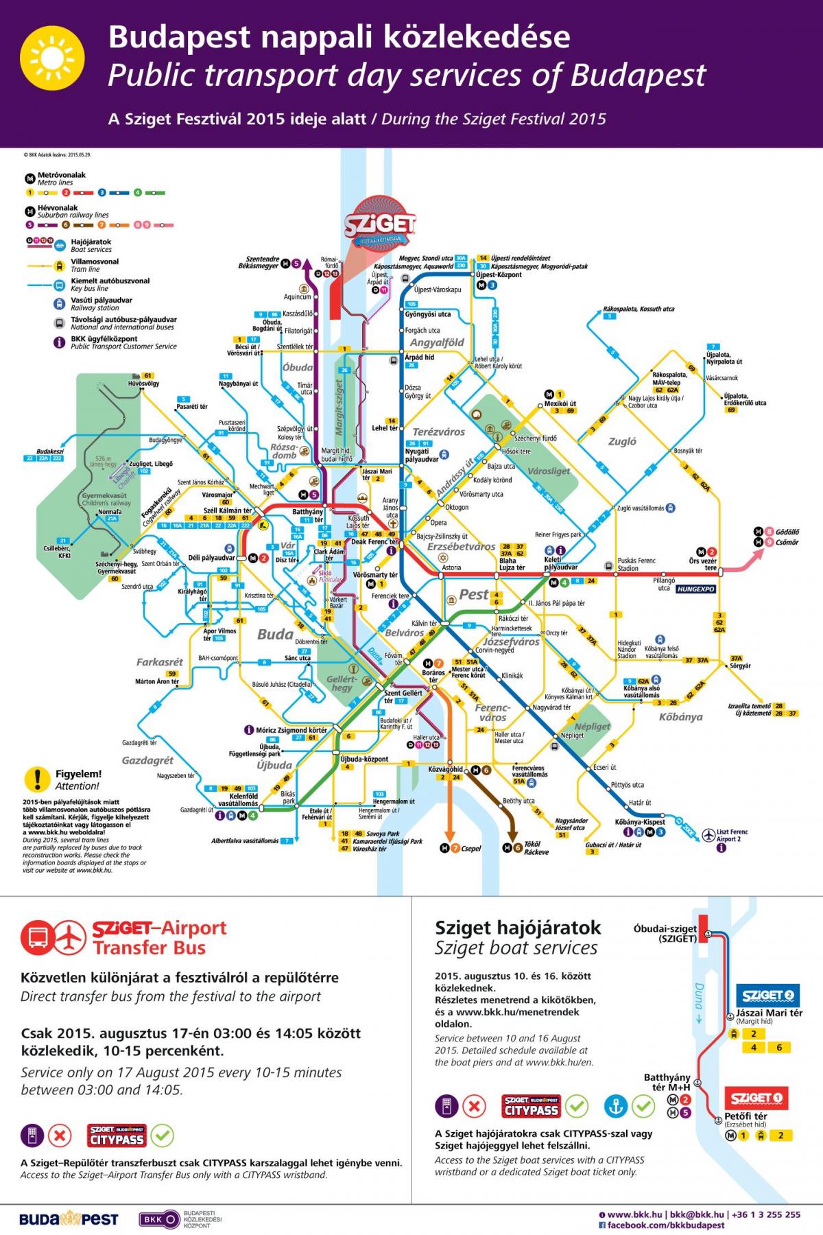 budapest tranvía mapa