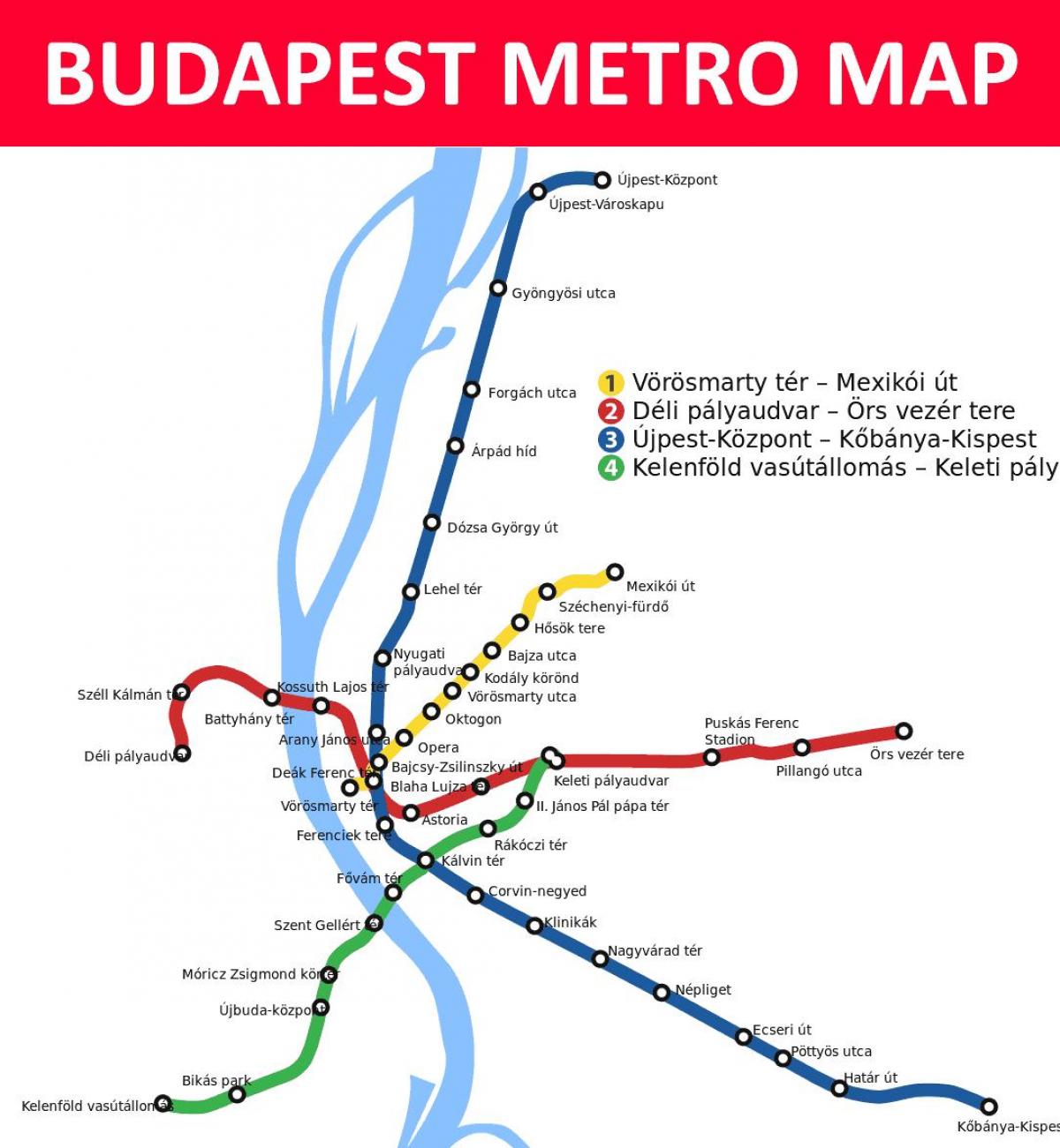 mapa de budapest keleti