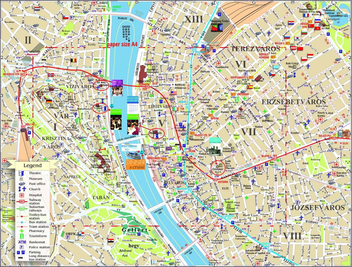 budapest viaxes mapa
