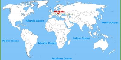 Mapa do mundo hungría, budapest