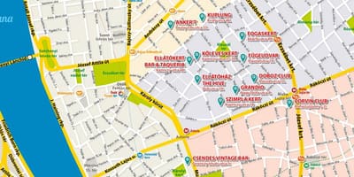 Ruína pubs mapa